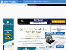 Tablet Screenshot of dailyfreebits.com
